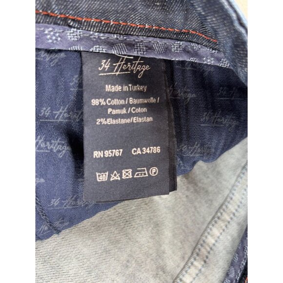34 Heritage Charisma Jeans Mens W44 L32 Cotton & Elastane Blend - Picture 4 of 10
